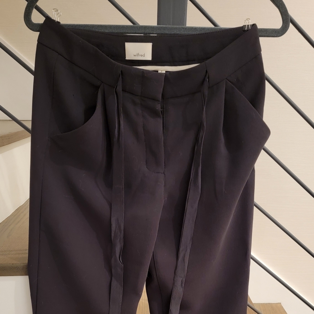 Aritzia Marais Wilfred Pants Charcoql Gray Size 0